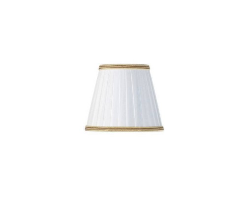 TW 14, абажур для светильника E14, цвет: белый/золотым кантом. TW14-01.50-bi/oro TW 14, абажур для светильника E14, цвет: белый/золотым кантом. TW14-01.50-bi/oro