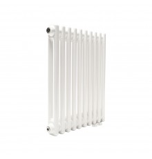 Трубчатый радиатор ТЕПЛОФОРТ ТР2057 ТВ, 12 секции, нижнее подключение ½”, белый глянец 200109