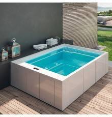 Gruppo Treesse MUSE PLUS бассейн 280х235х98h cм, хромотерапия, внешняя панель, цв.белый. V212IXBNB22000SI