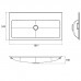 Emco Vanity units Раковина (мин. литье), 1000х522 мм, для тумб 9583 274 20 и 9583 275 20, с 1 отв., с д/ клапаном , цвет белый . 9577 114 31