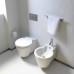 Duravit Starck 1 Биде подвесное 57.5х41см, с креплениями Durafix, с 1 отв под смеситель, цвет: белый. 0274150000
