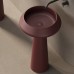 Dea Design Pedestal Basin Раковина 54.5х90см., напольная, без отв., цвет: red wine. DD2046 545 17