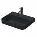 Duravit Happy D.2 Plus Раковина накладная, 50х40см., с 1 отв., выпуск с керамической крышкой, цвет: Anthracite matt. 2360501360