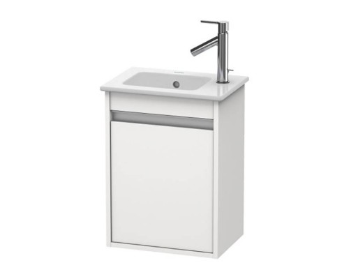 Duravit Ketho Тумба подвесная, 40x28.5х55, с раковиной, с 1 дверка, цвет: белый глянцевый. KT6417R2222,  0723430000
