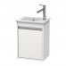 Duravit Ketho Тумба подвесная, 40x28.5х55, с раковиной, с 1 дверка, цвет: белый глянцевый. KT6417R2222,  0723430000