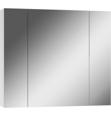 Зеркало-шкаф Айсберг Норма 80, 3 дверцы, белый