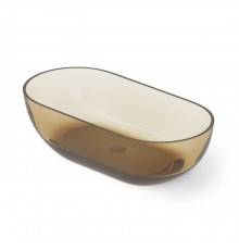 Dea Design Shadow Ванна 165x82x52см., отдельностоящая, Glasstek, прозрачная смола, цвет: classic green. DD8619 1650 R6
