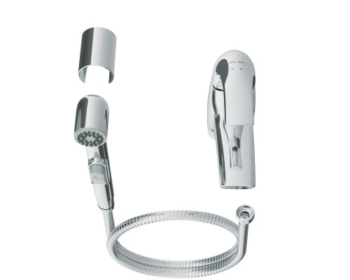 F7P03032 Смеситель для раковины с ручным душем, без донного клапана F7P03032 Смеситель для раковины с ручным душем, без донного клапана