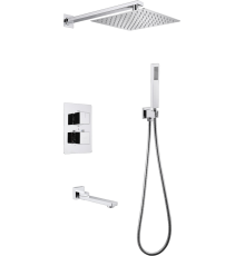 Душевой комплект Abber Daheim AF8250 С ВНУТРЕННЕЙ ЧАСТЬЮ, хром