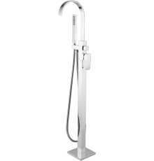 Напольный смеситель для ванны с душем Abber Wasserfall AF8615 С ВНУТРЕННЕЙ ЧАСТЬЮ, хром