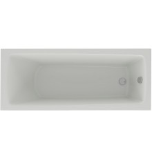 Акриловая ванна AQUATEK Либра New LIB170N-0000004 170x70 см, с каркасом, с экраном, со сливом-переливом, слив слева