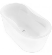 Акриловая ванна BelBagno BB407-1700-800 170x80 см, отдельностоящая, овальная, с ножками, со сливом-переливом