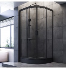 Душевой уголок AM.PM Gem W90G-401-090BT 90x90, профиль черный