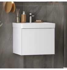 Тумба с раковиной AQUATON Асти 55 белая