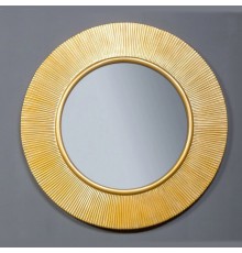 Зеркало круглое Armadi Art NeoArt Shine золото, с подсветкой