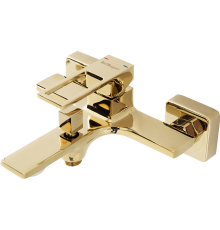 Смеситель для ванны с душем BelBagno Luce LUC-VAS-ORO