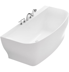 Акриловая ванна BelBagno BB74-1650-W0 165x80 см, с ножками, с донным клапаном