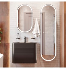 Мебель для ванной комнаты Belinza Twist 65 антрацит