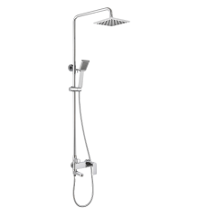Душевая стойка Bravat Real F6333367CP-A-RUS хром