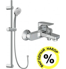 Смеситель для ванны с душем Cersanit Nature Nature 63064, + душевой гарнитур