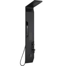 Душевая панель Ceruttispa Oglio B CT8987 черная матовая