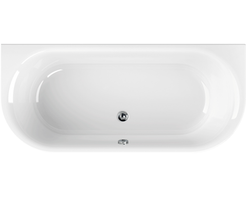 Акриловая ванна Cezares Metauro wall W37 180x80 см, овальная, с каркасом