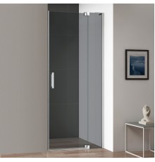Душевая дверь в нишу Cezares Slider B 1 100/110 Grigio Cr профиль хром, стекло серое