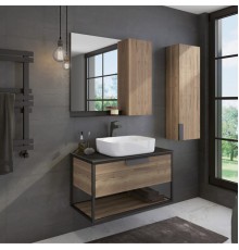 Мебель для ванной комнаты Comforty Кёльн 90-1, дуб темный
