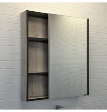 Зеркало-шкаф Comforty Вена 70 дуб дымчатый