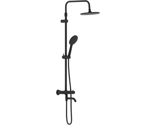 Душевая стойка Damixa Jupiter 977810300 черная матовая