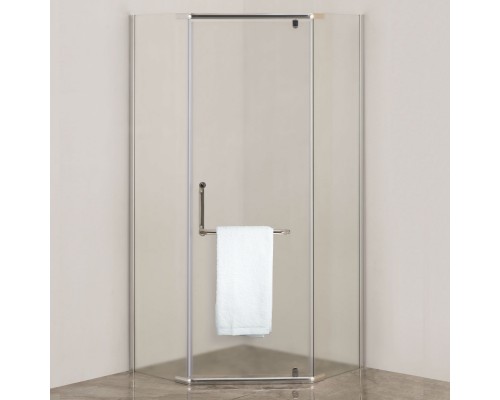 Душевой уголок DIWO Ростов RO03-090MCR/G 90х90, матовое стекло