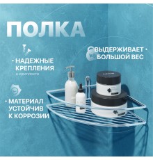 Полка DIWO Смоленск П16145 хром