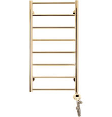 Полотенцесушитель электрический Domoterm Медея П8 40x80, золото, R