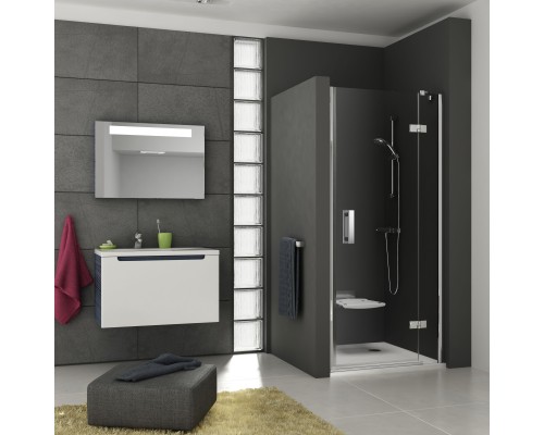 Душевая дверь в нишу Ravak Smartline SMSD2-100 A R Transparent, профиль хром