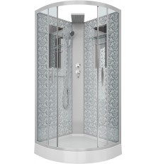 Душевая кабина Niagara Luxe NG-7715WBK серебро, без крыши