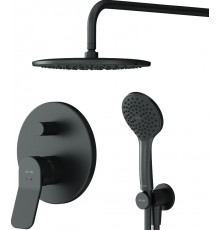 Душевой комплект AM.PM X-Joy FB85A1RH02 С ВНУТРЕННЕЙ ЧАСТЬЮ, для душа, чёрный