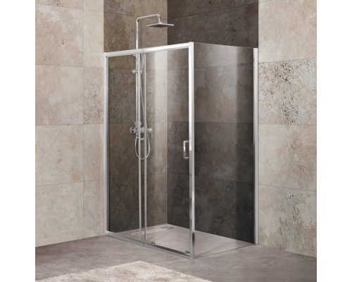 Душевой уголок BelBagno Unique UNIQUE-AH-1-110/125-80-C-Cr