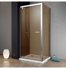 Душевой уголок Radaway Twist DW+S 70x100 коричневое стекло