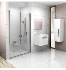 Душевая дверь в нишу Ravak Chrome CSDL2-100 Transparent, профиль блестящий