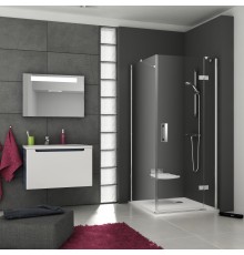 Душевой уголок Ravak Smartline SMSD2 B R 100х80 Transparent, профиль хром
