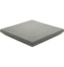 Ступени Gres Tejo Deg. Esq. Grey матовые угловые