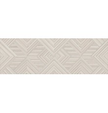 Плитка настенная Kerama Marazzi Ламбро матовая, ректифицированная 40х120, светло-серая структурированная