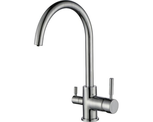 Смеситель для кухни Emar Steel ЕС - 3007 сатин