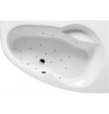 Акриловая ванна Excellent Newa WAEX.NEP16.RELAX P 160x95 см, угловая, с гидромассажем, с каркасом, со сливом-переливом, асимметричная