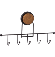 Крючок Fixsen Magic Wood FX-46005-5 5 крючков, черный