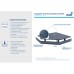 Душевой поддон трапеция RGW ST/T-G Графит 1000x1000