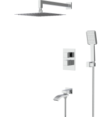 Душевой комплект Gappo G07 G7107-40 С ВНУТРЕННЕЙ ЧАСТЬЮ, хром