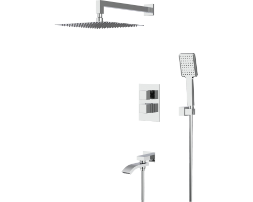 Душевой комплект Gappo G07 G7107-40 С ВНУТРЕННЕЙ ЧАСТЬЮ, хром