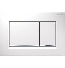 Кнопка смыва Geberit Sigma 30 115.883.KJ.1 белая, хром глянцевый
