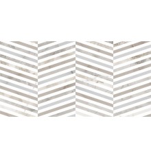 Плитка настенная Global Tile Tonic GT GT139VG глянцевая 50x25 серая, шеврон